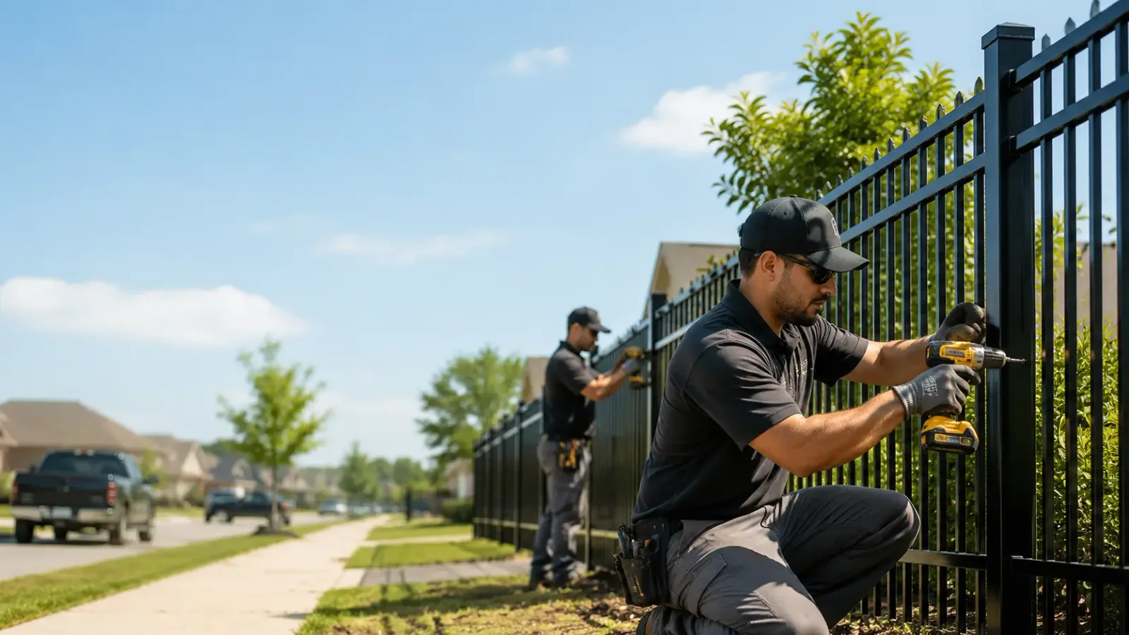 Metal Fence Installation in Greenfield Park, NY